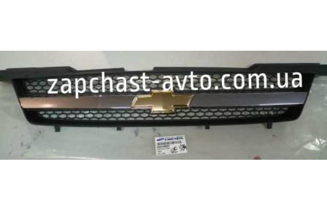 Решетка радиатора Авео T200 DAEEI (OE) хромированная 96618857